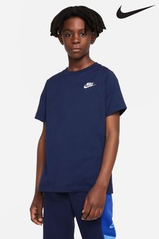 Bleu foncé - T-shirt Nike Futura (M47785) | €20