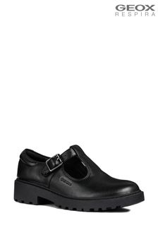 Geox Black  J Casey Girl E Shoes (M47889) | LEI 358