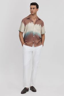 Рубашка с воротником и эффектом омбре Reiss Evia (M48782) | €195