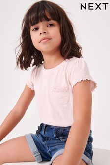  ピンク - デイジー ポケット付き Tシャツ (1.5 ～ 16 歳)  (M48889) | ￥790 - ￥1,420
