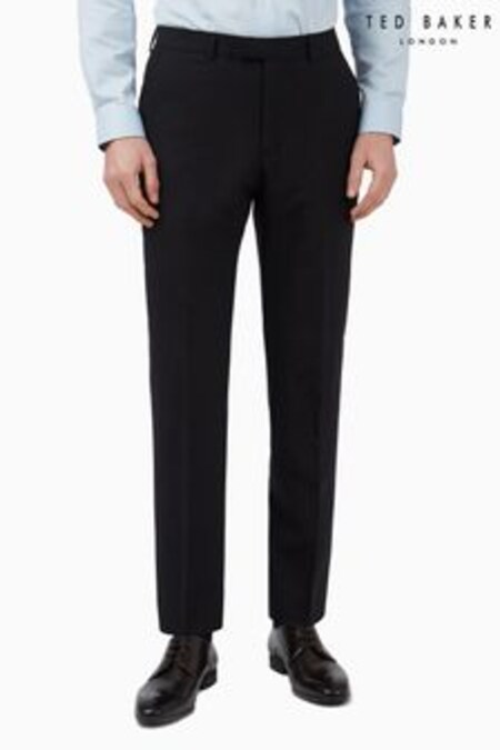 Pantalon de costume Ted Baker Premium Panama coupe slim noir (M49344) | €112