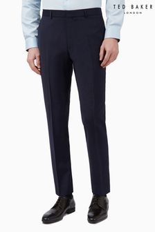 Ted Baker Premium Blue Panama Slim Suit: Trousers