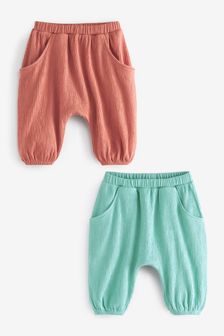 Pink Baby 2 Pack Hareem Trousers (0mths-2yrs) (M49722) | €7.50 - €8.50