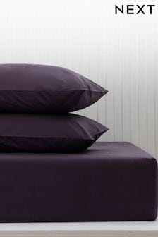 Purple Blackberry Cotton Rich Deep Fitted Sheet (M50004) | $19 - $30