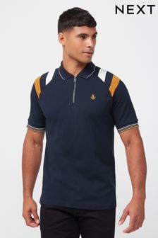 Navy Blue Raglan Polo Shirt (M50049) | €26