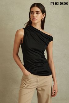 Reiss Dylan Ruched Off-The-Shoulder Top