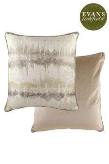 Evans Lichfield Mocha Brown Inca Jacquard Polyester Filled Cushion (M50619) | SGD 46