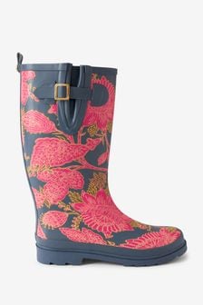Paisley Pink Wellies (M50802) | 13 BD