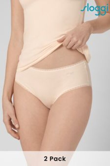 Sloggi Cream Go Midi Briefs 2 Pack (M50813) | 23 €
