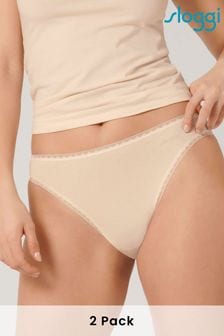 Sloggi Go Organic Tai Knickers Two Pack (M50899) | $29