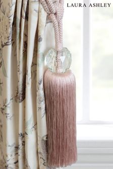 Laura Ashley Blush Loren Glass Tassel Curtain Tieback (M51110) | €39