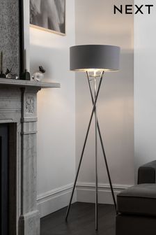 Silver Rico Floor Lamp (M51175) | €172