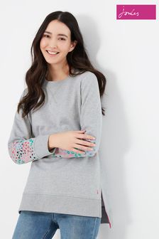 Joules Ronnie Embroidered Crew Neck Longline Sweatshirt (M51398) | 60 €