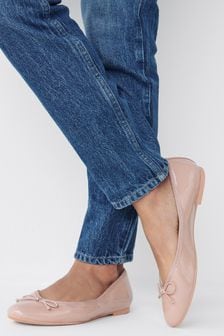 Nude Patent Forever Comfort® Ballerina Shoes (M51670) | DKK184
