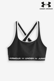 Under Armour Black Youth Crossback Mid Solid Sports Bra (M51689) | €21.50