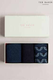 Ted Baker Natural Assorted Socks 3 Pack (M51732) | HK$257