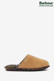 Camel - Barbour® Foley Pantoffeln aus Veloursleder, Braun (M51790) | 27 €