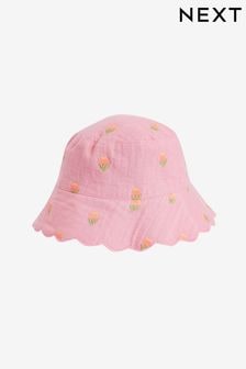 Pink Bucket Hat (3mths-10yrs) (M51929) | OMR5 - OMR6