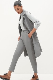 Grau - Elegante Taper-Hose (M52038) | 11 €