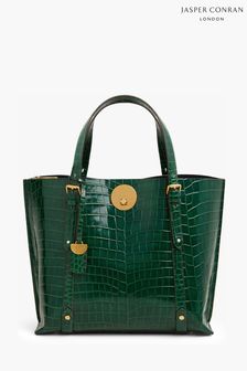 Jasper Conran London Alexis Croc Leather Grab Tote Bag (M53157) | ₪ 1,257