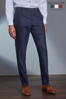 Blue Signature Tollegno Wool Suit: Trousers (M54043) | 40 €