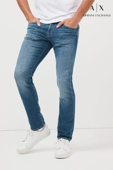 ג'ינס בשטיפה בהירה - ג'ינס בגזרה צרה של Armani Exchange (M54075) | ‏489 ₪
