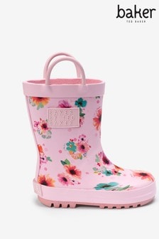 Baker by Ted Baker Pink Floral Wellies (M54087) | $39
