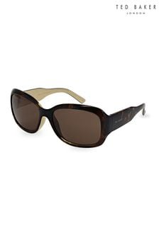 بني - Ted Baker Tortoiseshell Charlotte Sunglasses (M54902) | 446 ر.س