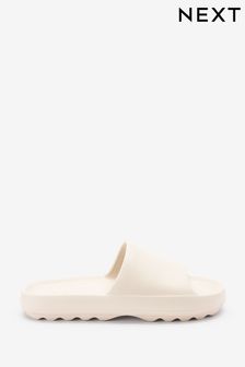 Crema - Sandalias deslizables con diseño grueso (M55765) | 17 €