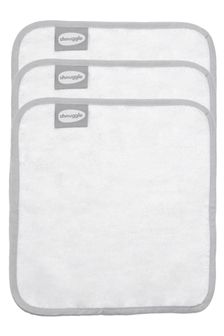 Shnuggle 3 Pack White Wash Cloths (M55798) | €13.50