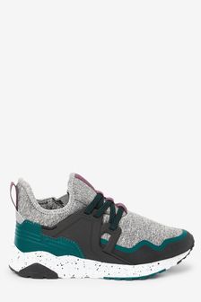 Green/Blue Elastic Lace Trainers (M55900) | 10,410 Ft - 13,120 Ft