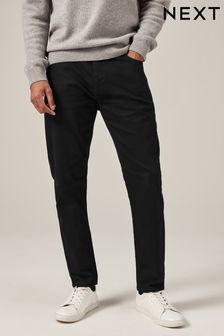 Black With Forever Dark™ Slim Tapered Essential Stretch Jeans (M56182) | ₪ 83