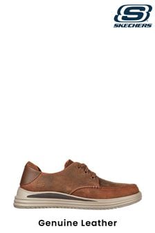 Skechers Brown Proven Valargo Mens Shoes (M56459) | €87