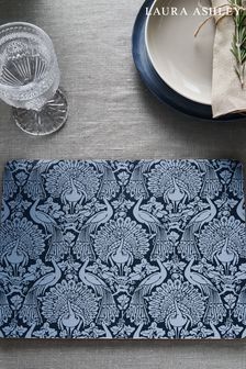 Laura Ashley Set of 4 Blue Peacock Placemats (M56473) | 24 €