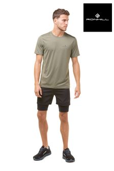 Ronhill Mens Black Tech Revive 5" Twin Shorts (M56480) | 69 €