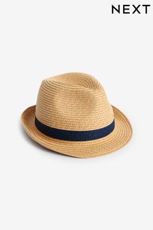 Neutral Cream Trilby Hat (1-16yrs) (M56520) | 318 UAH - 446 UAH
