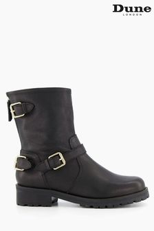 Dune London Black Panthers Pull-On Biker Boots (M57032) | 202 €