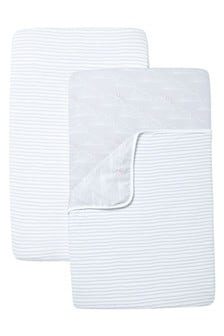 Shnuggle 3 Piece Grey Air Crib Duvet Cover and Pillowcase Set (M57931) | €49