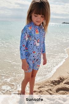 Blue Sunsafe Swimsuit (3mths-7yrs) (M58853) | €7.50 - €8.50