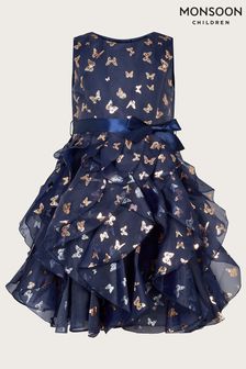 Monsoon Blue Butterfly Cancan Dress (M59255) | €82 - €94