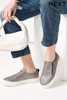 Grey Forever Comfort® Side Zip Slip On Trainers (M60871) | 46 €