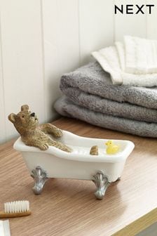 Natural Bear In Bath Decoration (M61920) | 5,430 Ft