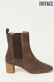 FatFace Grey Pippa Suede Heel Boots (M62041) | 106 €
