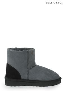 Celtic & Co. Womens Grey Celt Shortie Boots (M62133) | €185