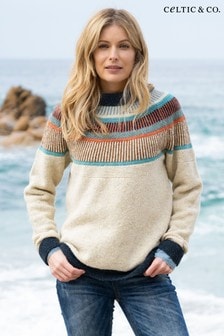 Suéter en color natural Statement Donegal de Celtic & Co. (M62177) | 153 €