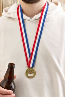 Gold Tone Father's Day Sports Medal Bottle Opener (M62266) | $18