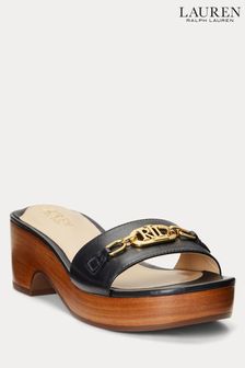 Lauren Ralph Lauren Roxanne Nappa Leather Platform Sandals (M62330) | €83