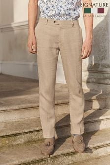 Neutral Signature Nova Fides 100% Linen Suit: Trousers (M62978) | €21