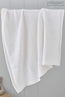 The Little White Company Baby White Star Patchwork Blanket (M63229) | €53