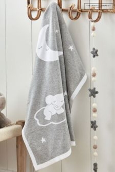 The White Company Baby Grey Sleepy Kimbo Blanket (M63230) | $59